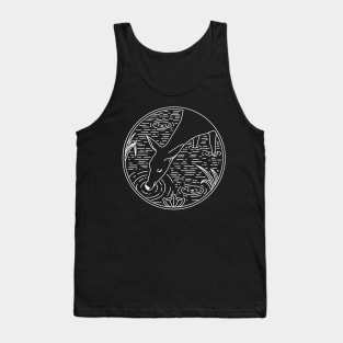 Deer Line (White) Tank Top